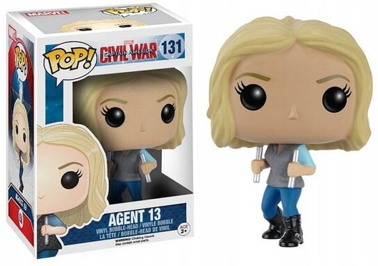 

Funko POP! Марвел, коллекционная фигурка, Капитан Америка, Агент 13