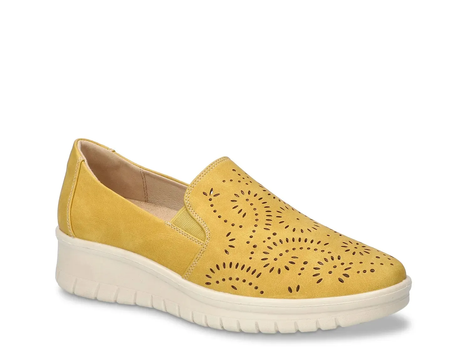 Туфли-лодочки Easy Street Ying Wedge Slip-On, желтые