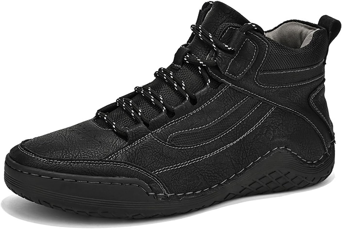 

Мужские походные кроссовки Aceptolcom, ботинки Чукка, легкие, с нескользящей подошвой и хорошей поддержкой свода стопы, походные ботинки для работы и трекинга, ботинки до щиколотки, черный