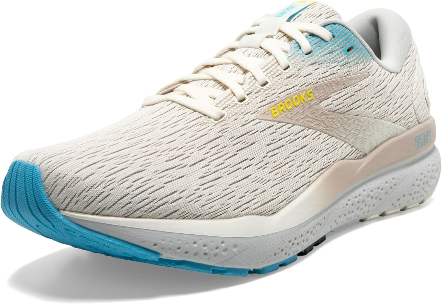 

Мужские нейтральные беговые кроссовки Brooks Ghost 16, синий/желтый