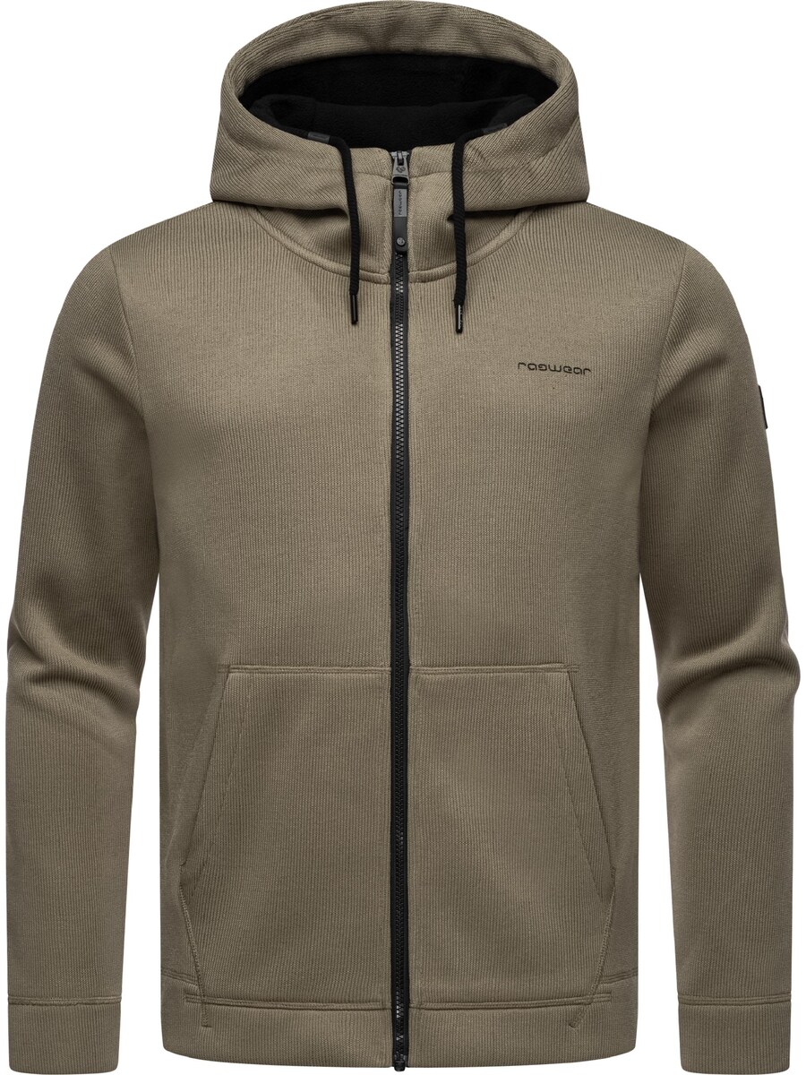 

Толстовка с капюшоном на молнии Ragwear Zip-Up Hoodie Fabian, цвет mottled brown