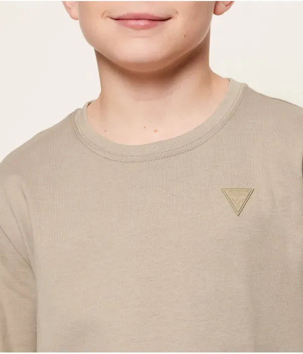 Футболка regular fit Guess Active, бежевый — фото 4