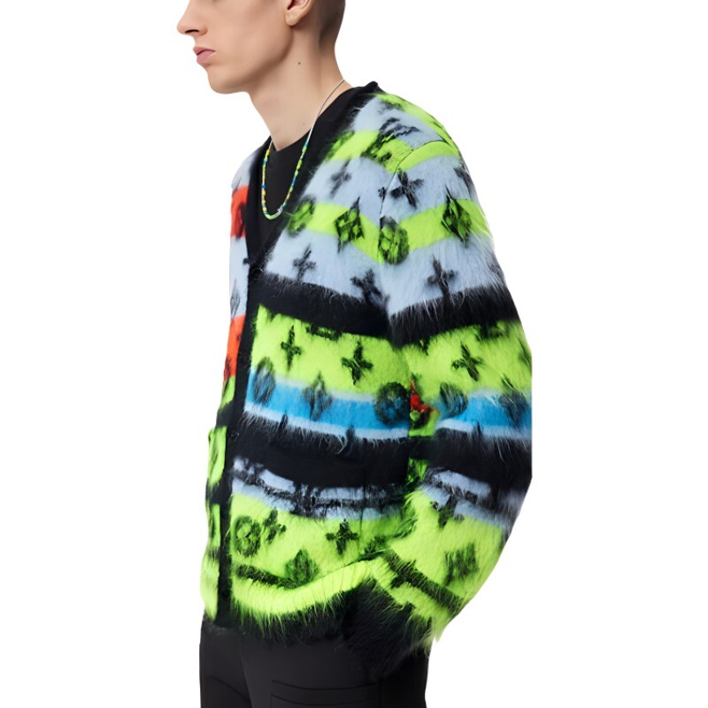 Новые квартальные продукты LV Sweater Men Louis Vuitton, цвет Multicolor — фото 4