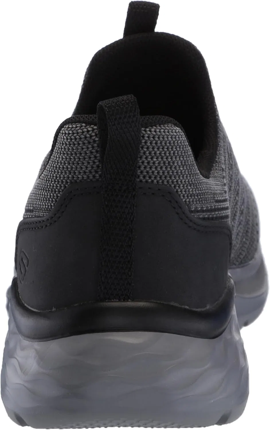 Мужские лоферы Skechers USA Yarn Crispin Bungee Lace Slip-On, Black — фото 3