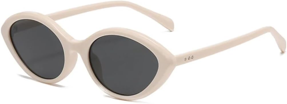 

Солнцезащитные очки с защитой от УФ-излучения UV400 | Овальная оправа с леопардовым принтом, маленькая оправа | Линзы конфетных цветов | Для женщин и мужчин | Для занятий спортом на открытом воздухе и вождения LXLHWN, Beige Black