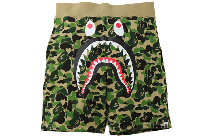 

Повседневные шорты Shark Series для мужчин A Bathing Ape, зеленый