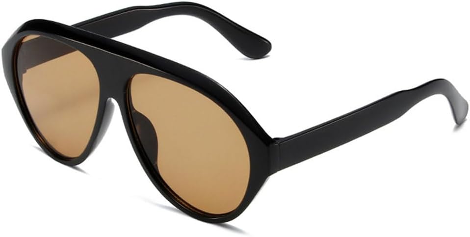 

Модные солнцезащитные очки большого размера для женщин в винтажном стиле, защита от УФ-излучения UV400 для мужчин, для занятий спортом на открытом воздухе и вождения, градиентные солнцезащитные очки HHZZYVY, Black Light Tea