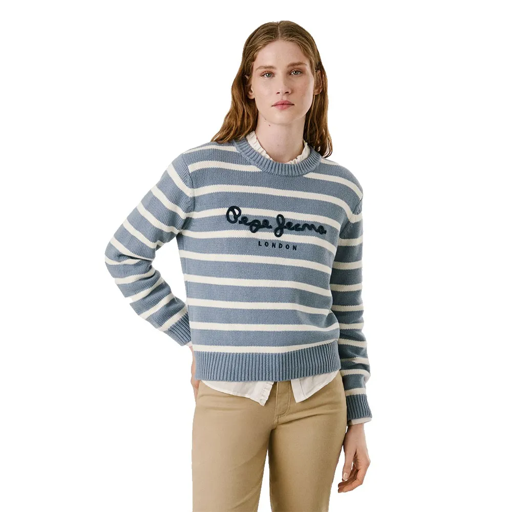 

Свитер Pepe Jeans Caprice Stripe, синий