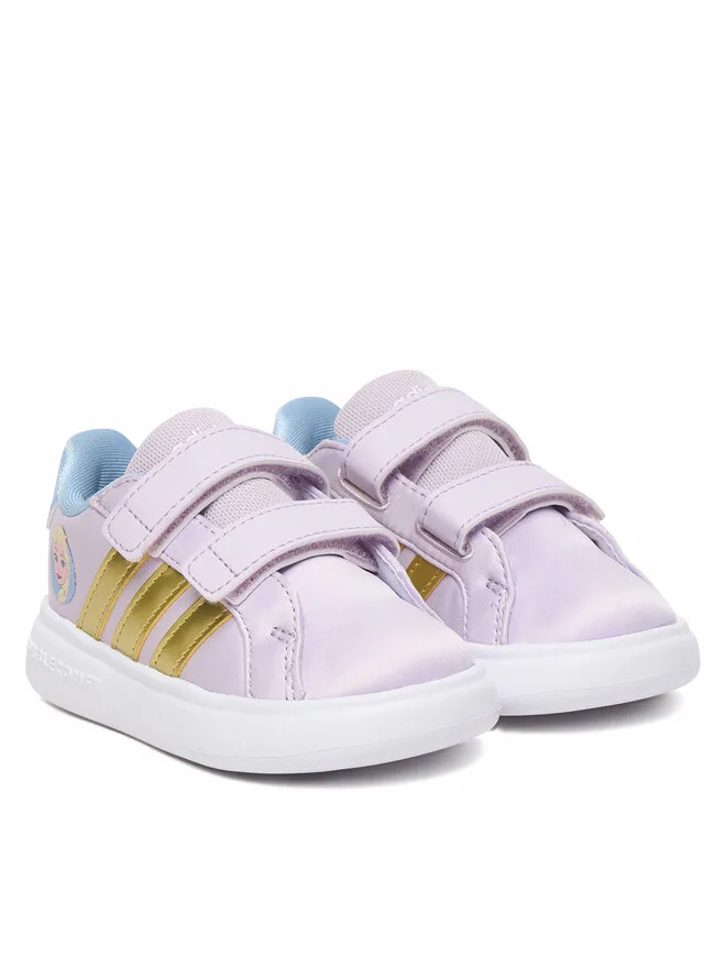 Adidas Кроссовки Disney Frozen Grand Court 3.0 JQ4356 фиолетовые — фото 2