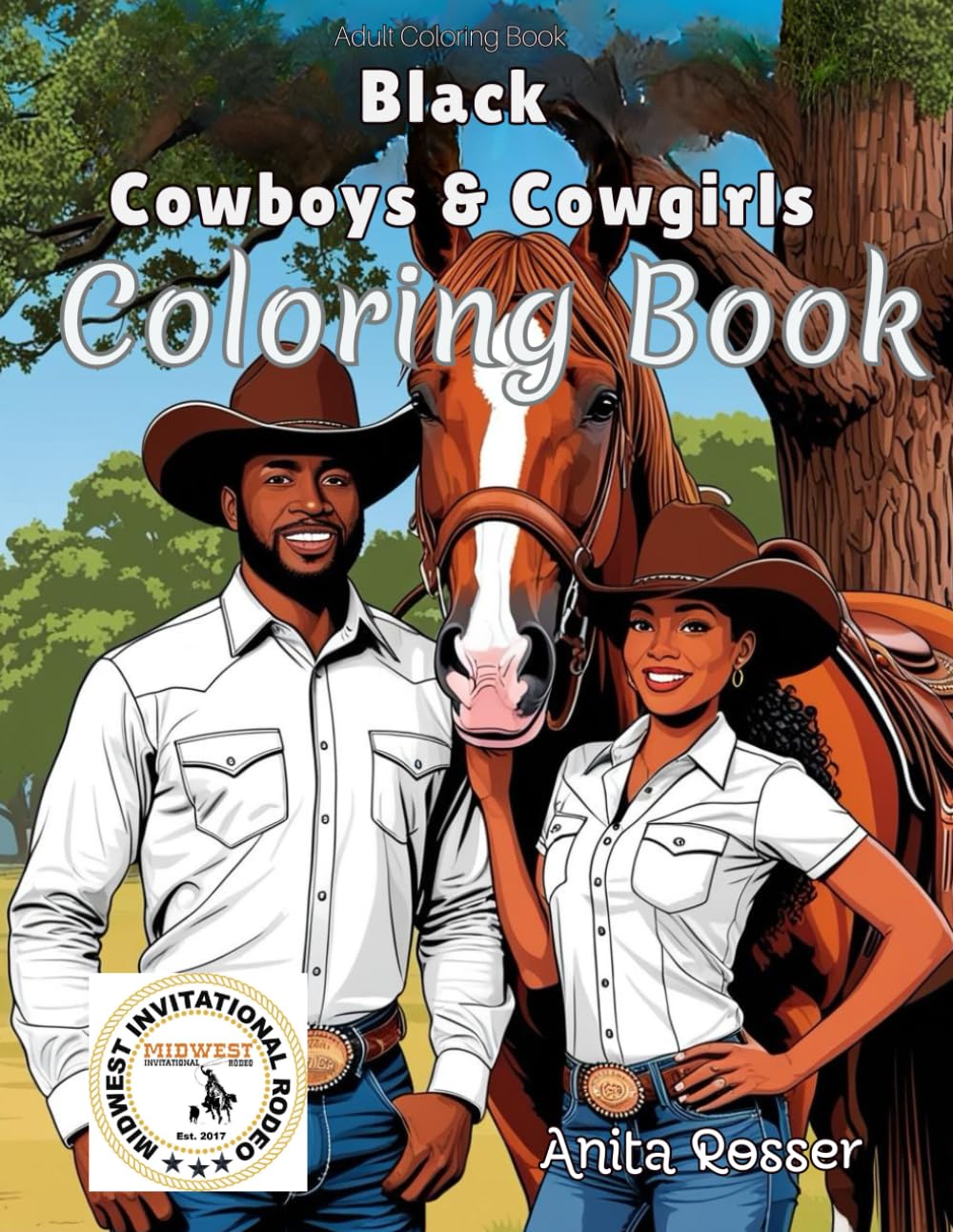 

Black Cowboys and Cowgirls Coloring Book (Independently published)