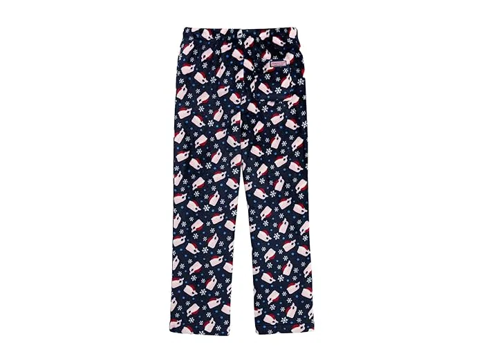 Пижамные штаны с высоким ворсом High Pile Lounge Pants Vineyard Vines Kids, Print Lilac Breeze — фото 2