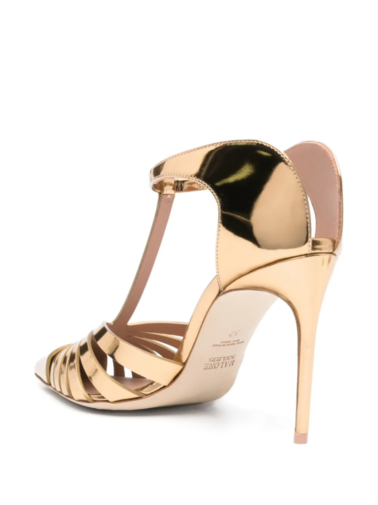 Туфли Jennifer 95 мм Malone Souliers, золотой — фото 3