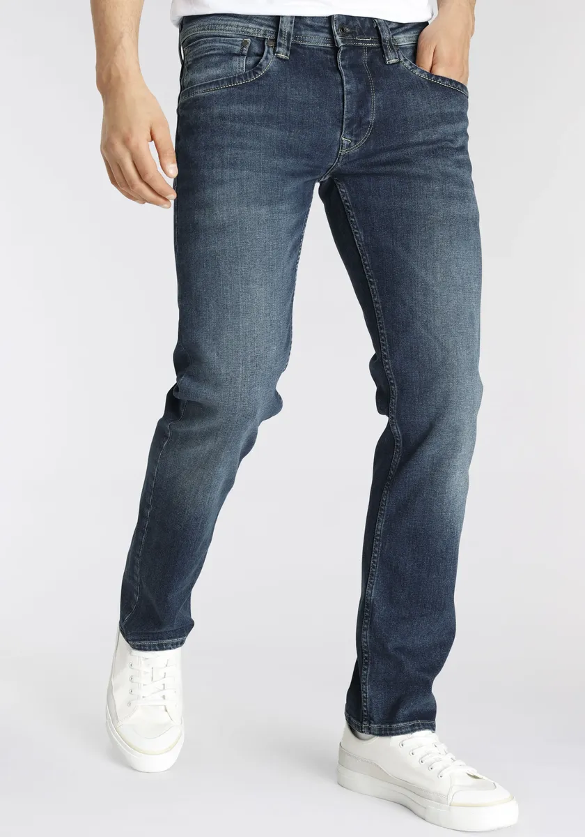

Джинсы прямого кроя Pepe Jeans "Cash", цвет Dark Used