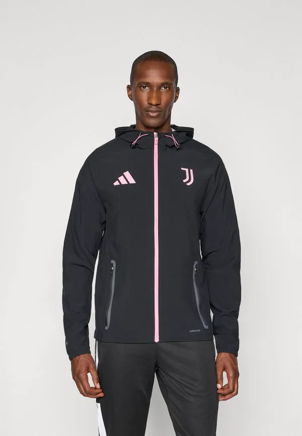 Куртка juventus tiro25 competition vis tech travel jacket club wear Adidas Performance, Black/Bliss Pink