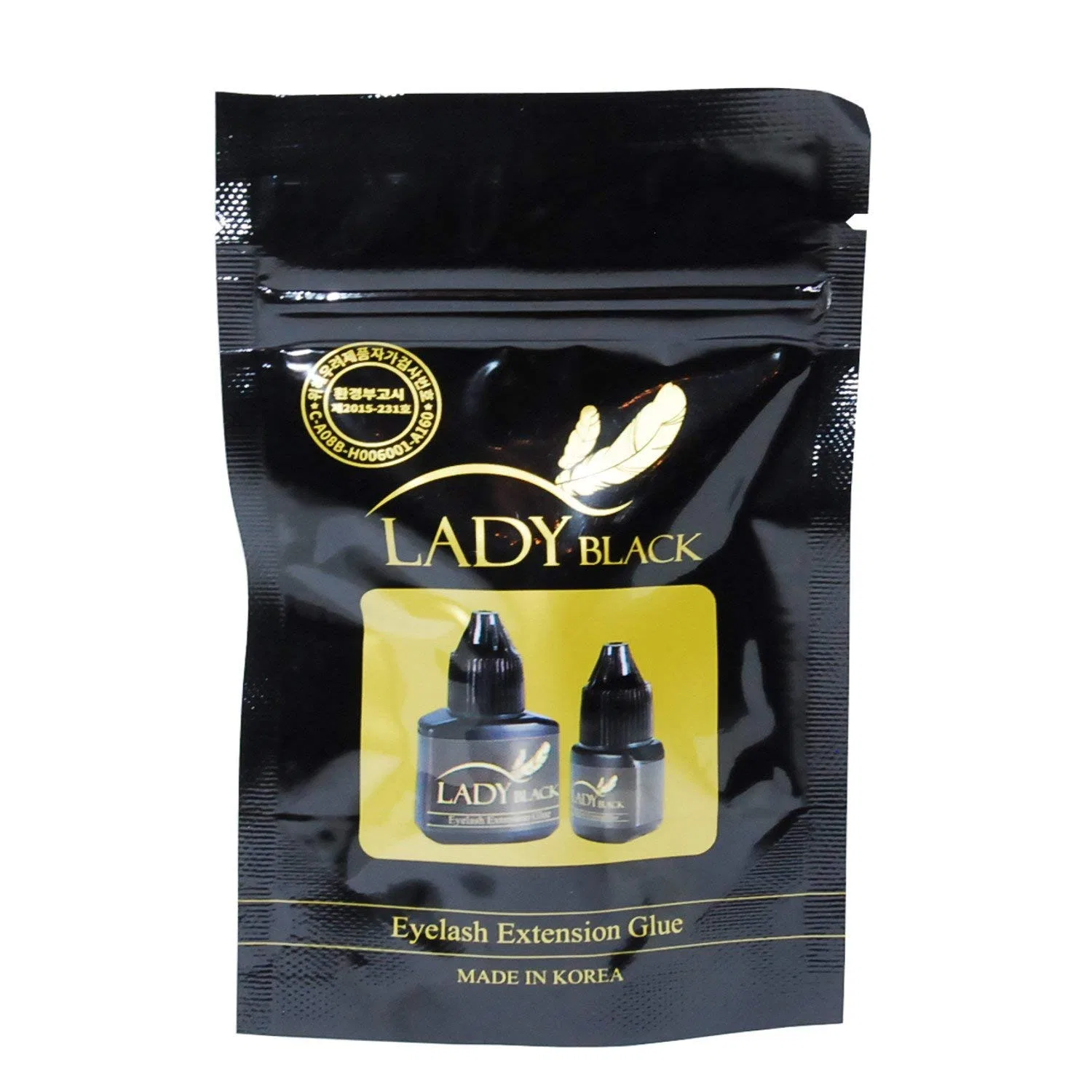 Профессиональный клей для наращивания ресниц «Lady Black» от SKY Sky