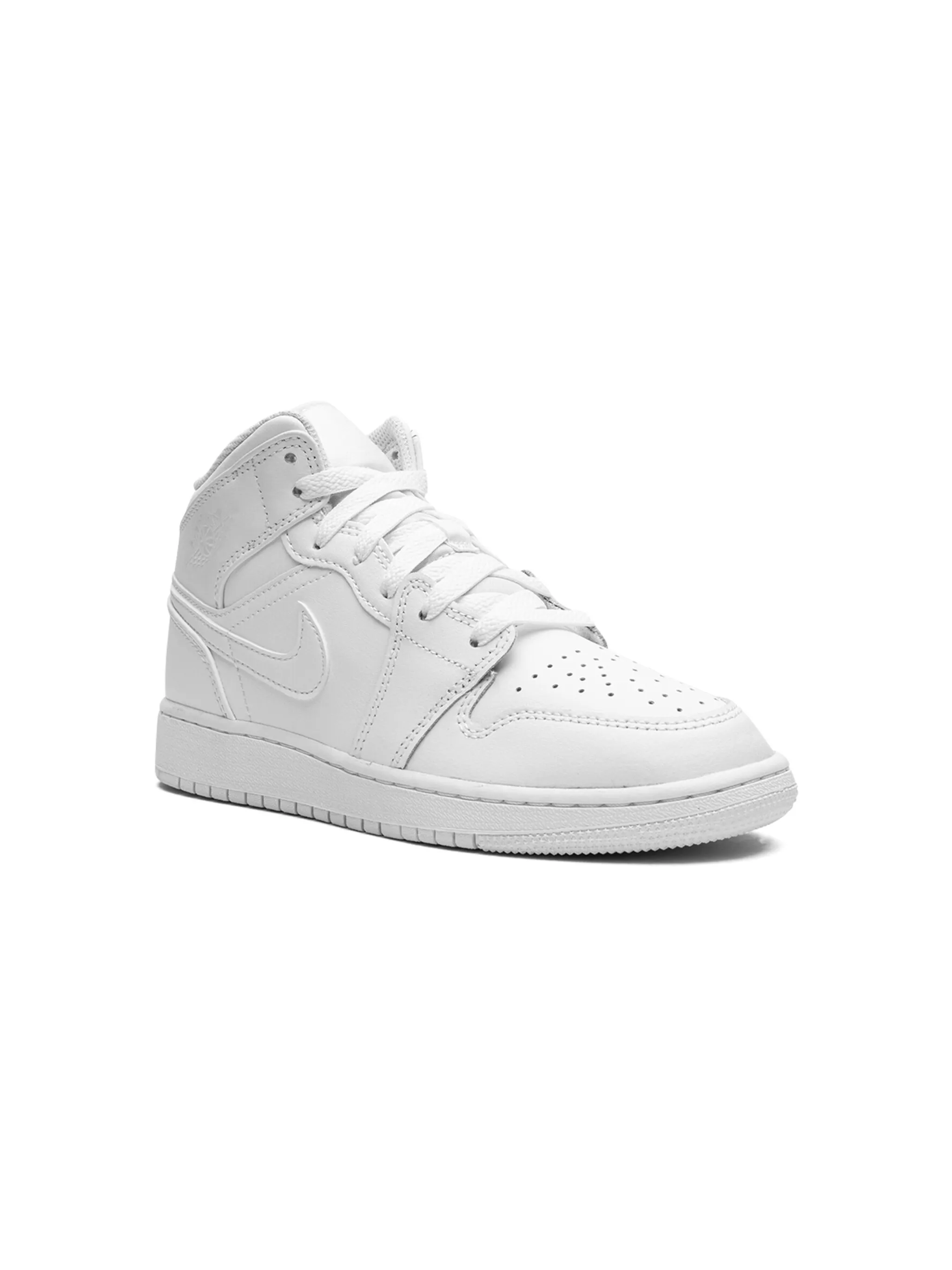 

Кроссовки Air Jordan 1 Mid Nike Kids, белый