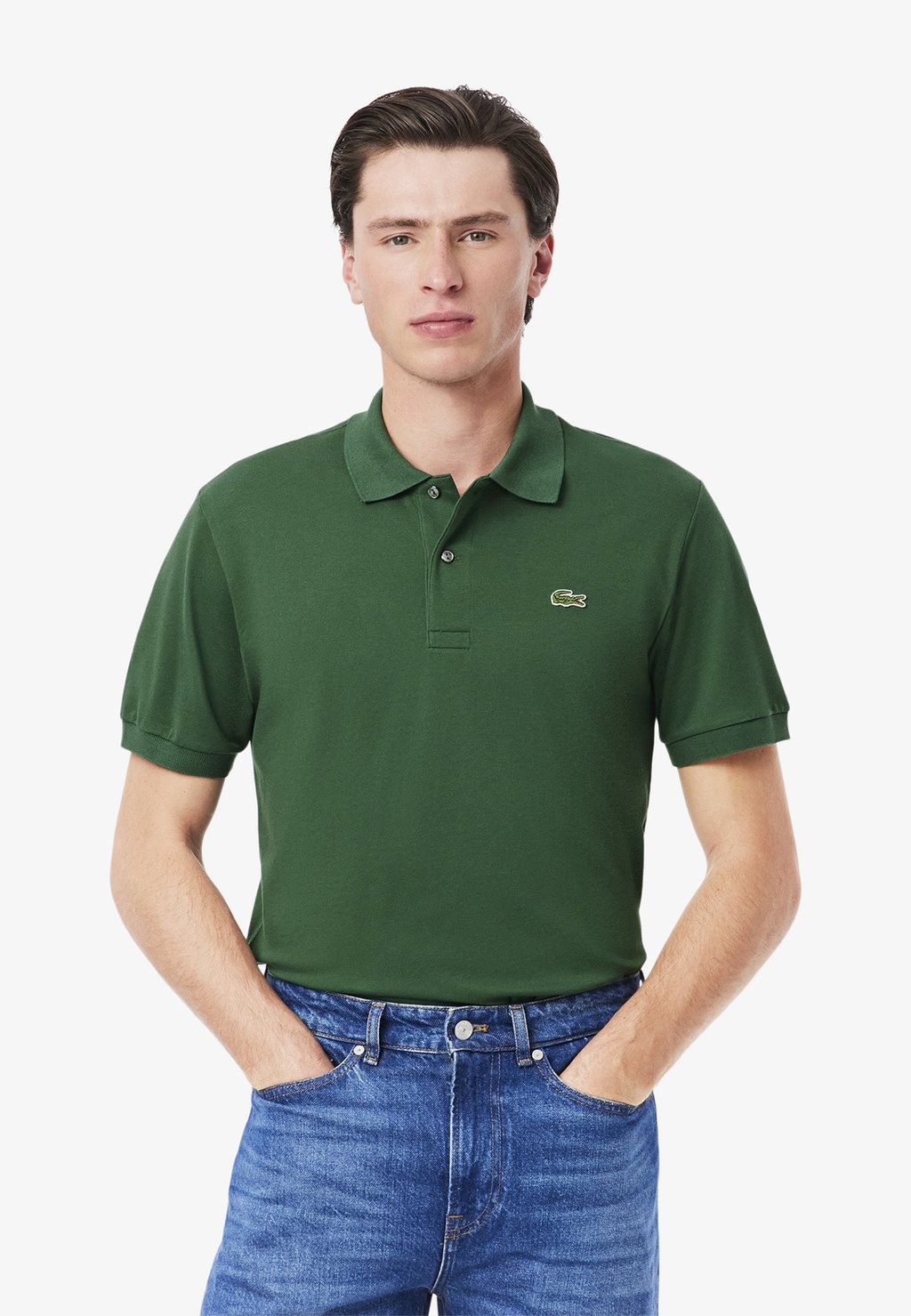

Рубашка поло Lacoste, зеленый