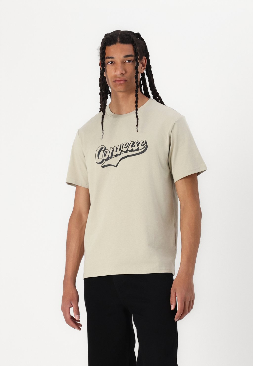 

Футболка с принтом SPORT SCRIPT Converse, бежевый