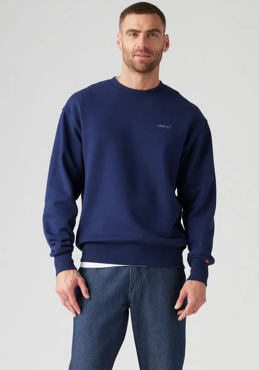 

Толстовка Levi's "AUTHENTIC CREW" с вышивкой логотипа, цвет Sargsea