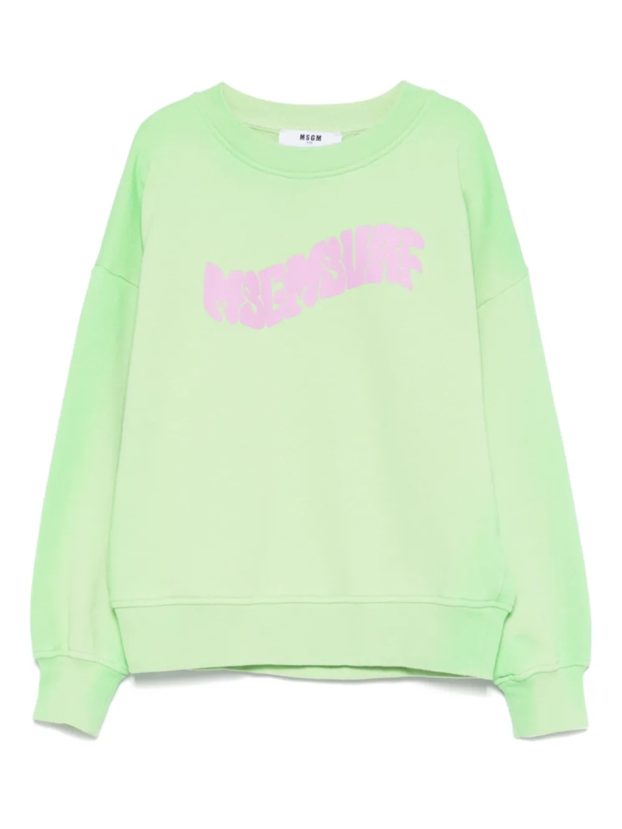 

MSGM Kids толстовка с логотипом, зеленый