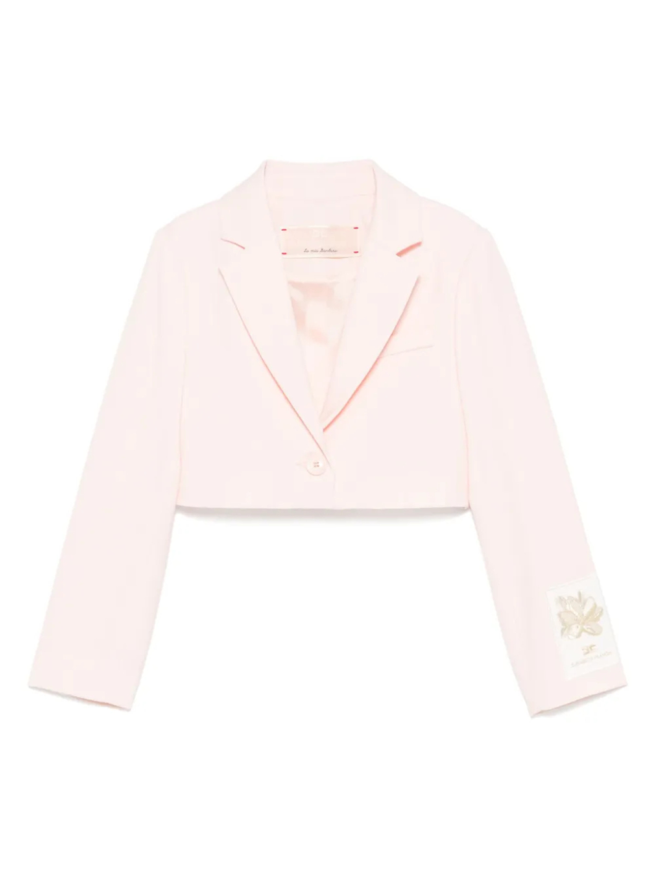 

Elisabetta Franchi La Mia Bambina укороченный пиджак, розовый