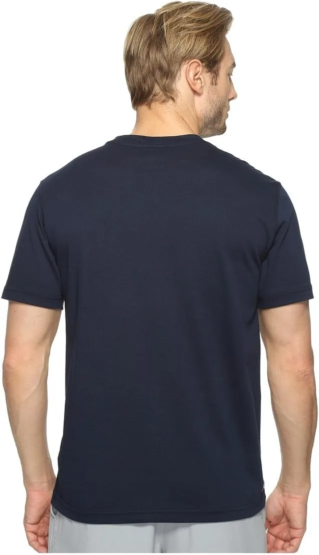 Футболка Lacoste мужская спортивная Ultra Dry Cotton, темно-синий — фото 3