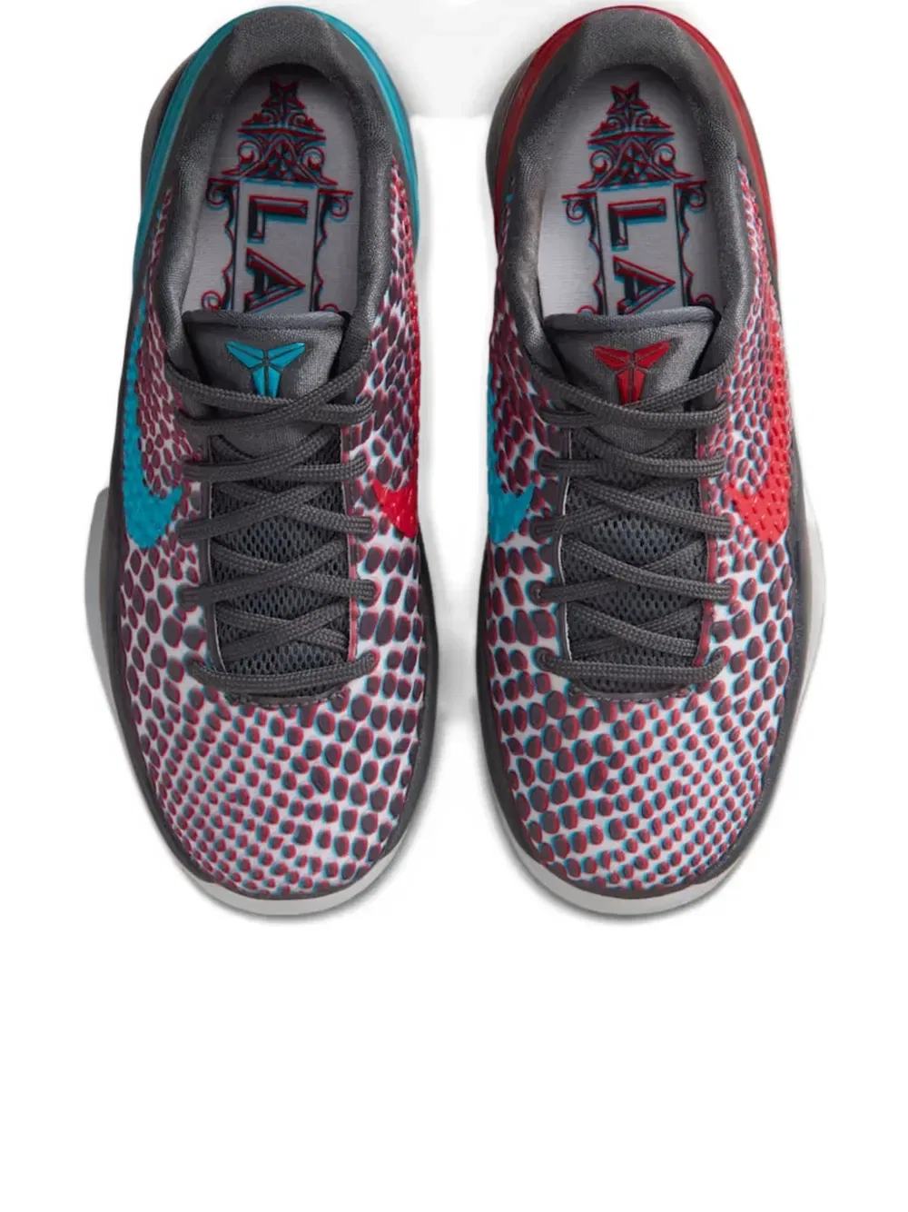 Кроссовки Kobe 6 Nike Kids, серый — фото 4