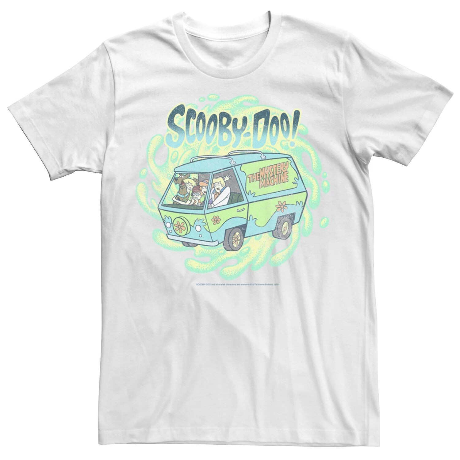 

Мужская футболка Scooby-Doo Mystery Machine Slime Portrait Licensed Character