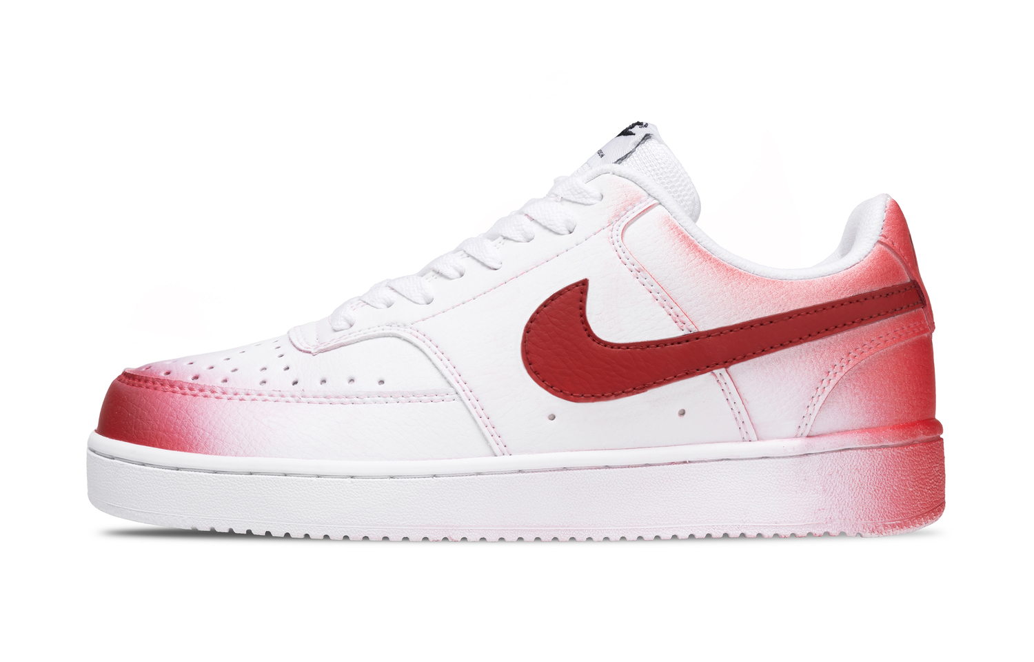 

Nike Court Vision 1 burgundy с белыми акцентами устойчивые к истиранию low top скейтборд обувь men's red