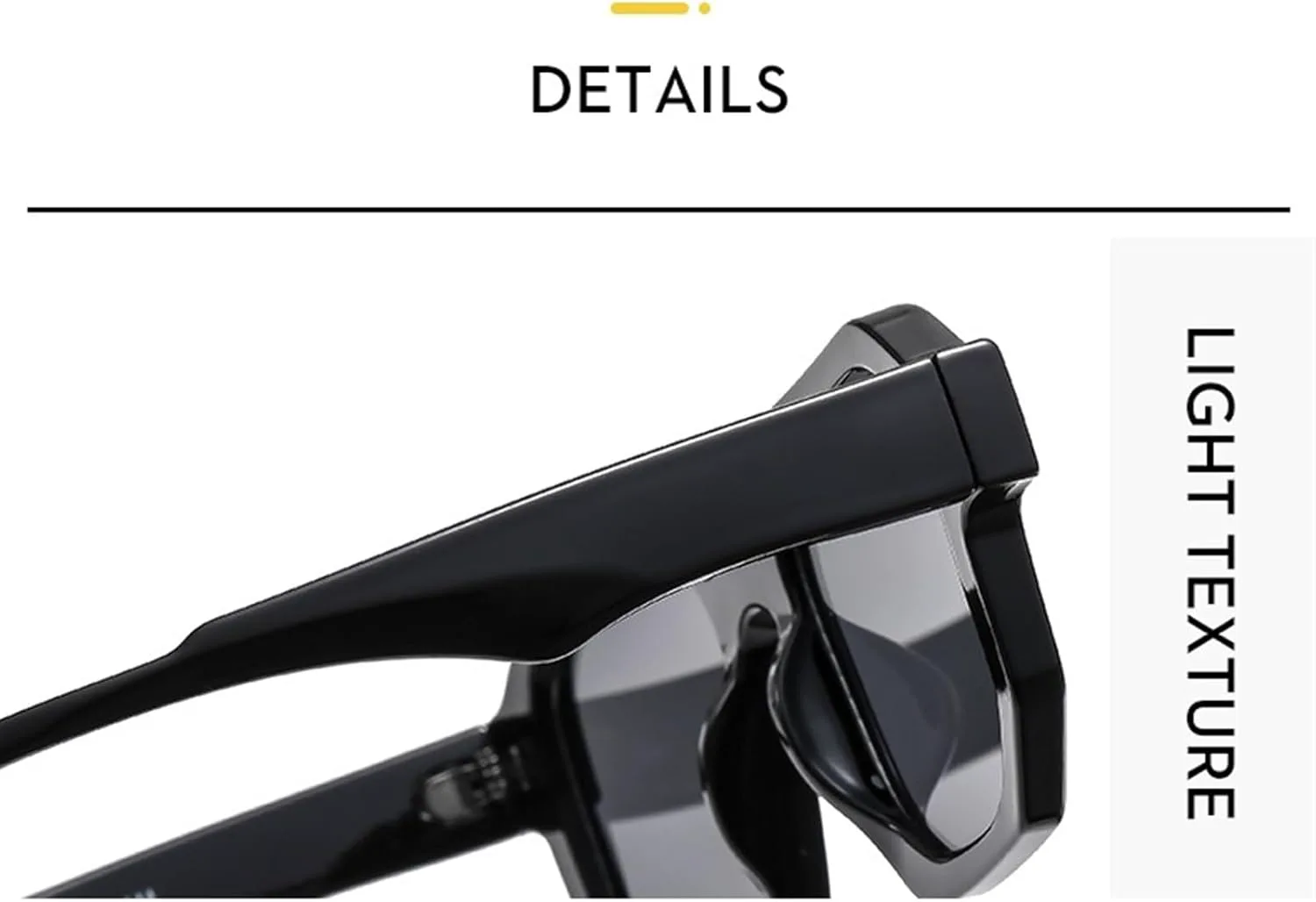 

Мужские квадратные солнцезащитные очки для активного отдыха, спортивные женские солнцезащитные очки для отпуска, декоративные солнцезащитные очки Generic, Black