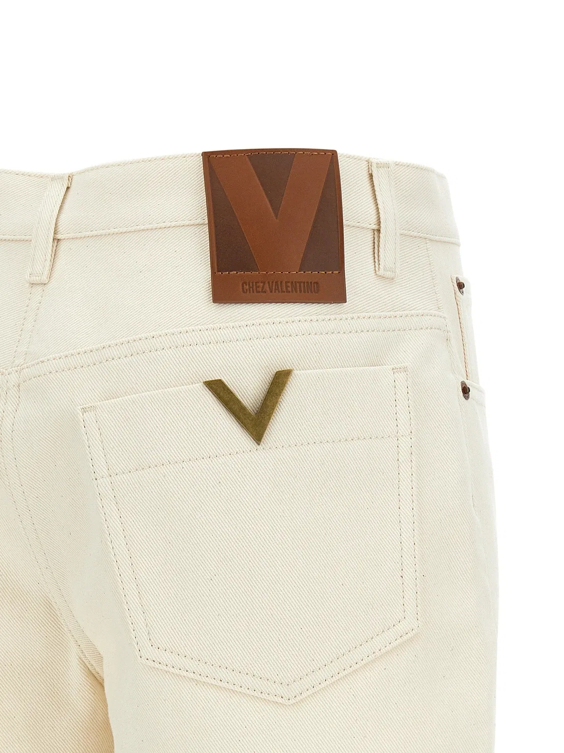 Шорты VALENTINO GARAVANI VGold, бежевый — фото 4
