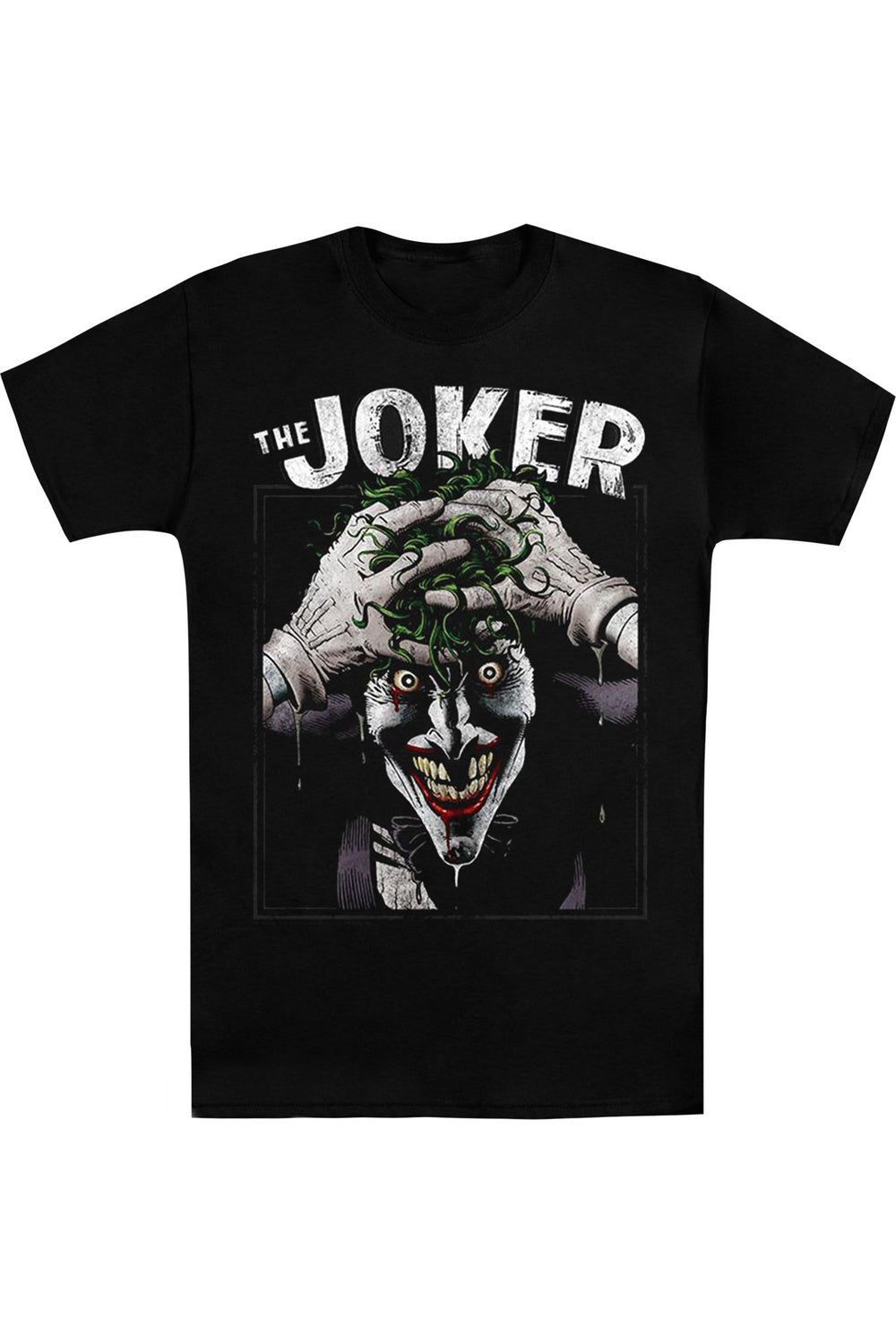 

Футболка с коротким рукавом для взрослых Batman Crazed Joker Gildan, черный