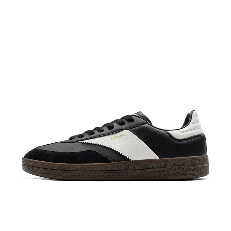 

XTEP Кроссовки T Trainers с низким верхом, устойчивые к истиранию, для скейтбординга, мужские, черно-белые