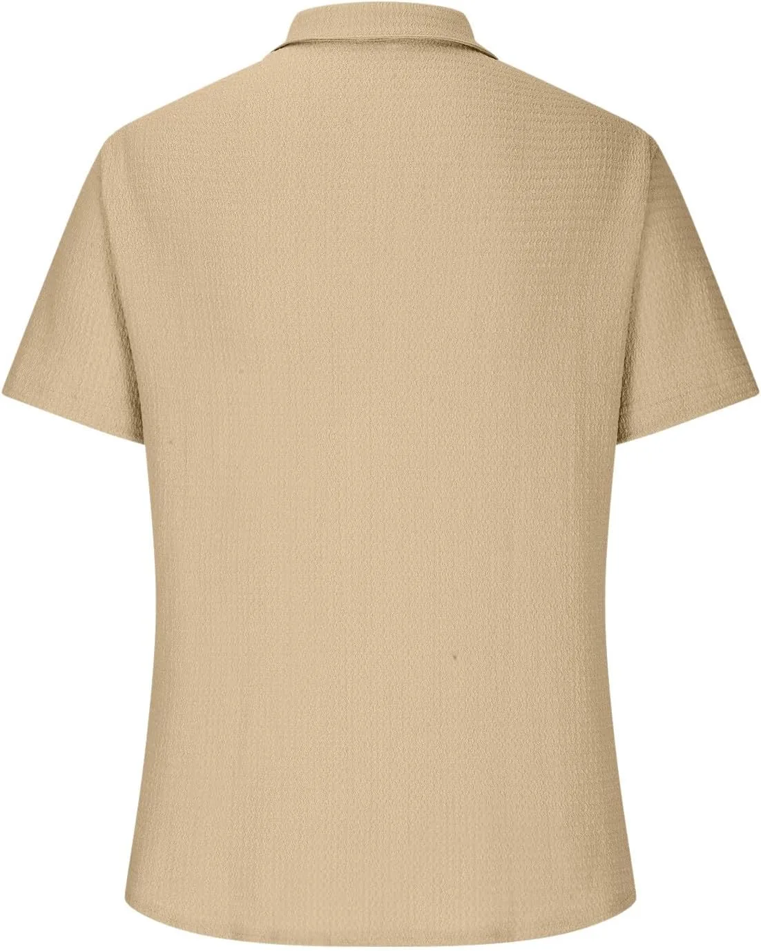 Мужская рубашка Casual Short Sleeve Button Down — фото 4