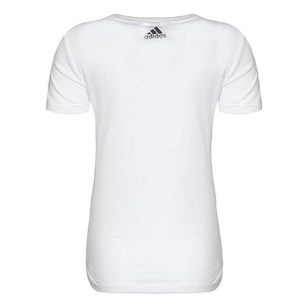 Футболка Essentials логотип футболка азиатские размеры Adidas, белый — фото 2