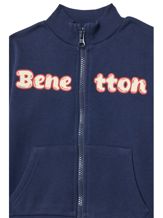 Толстовка обычного кроя 3J70G503M United Colors Of Benetton, синий — фото 3