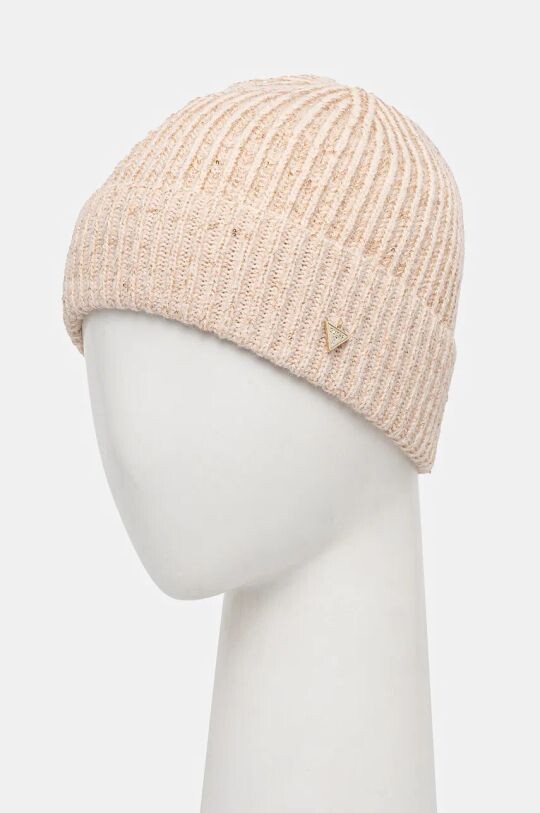 

Шапка из смесовой шерсти Guess, розовый