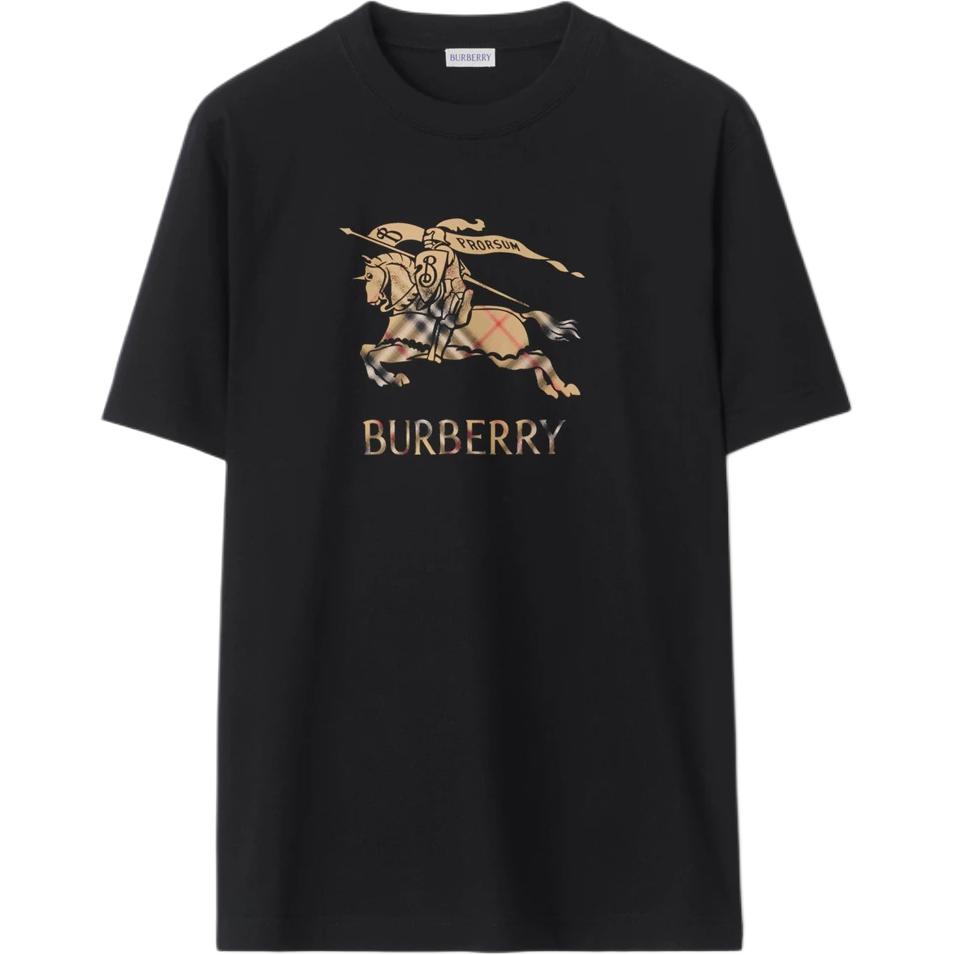 Футболка Burberry Equestrian Knight, черный