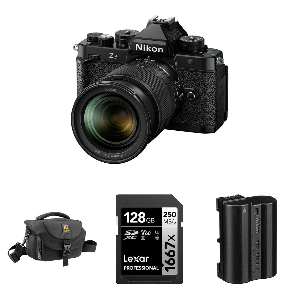 

Беззеркальная камера Nikon Zf Mirrorless Camera with 24-70mm f/4 Lens and Essentials+