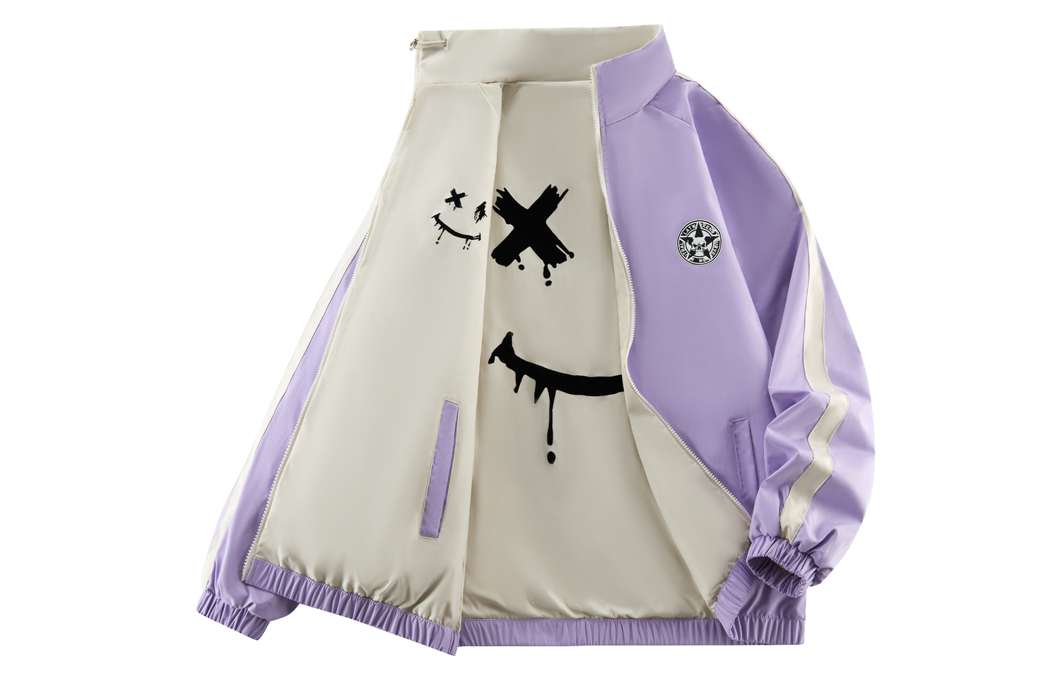 

LA'T.WEEKEND Куртка Fall Unisex, Taro Purple (Upgraded-G2455)