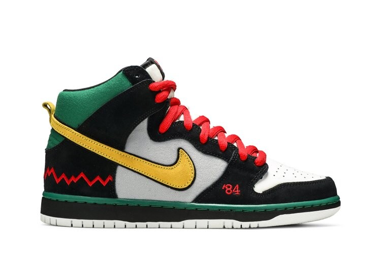 

Кроссовки Nike Dunk High Pro Premium SB 'Mcrad', черный