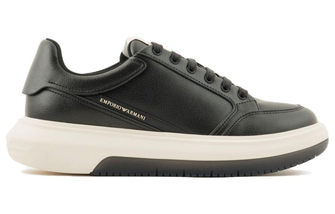 Кроссовки EMPORIO ARMANI Skateboarding Shoes Men Low-top Black, черный — фото 2