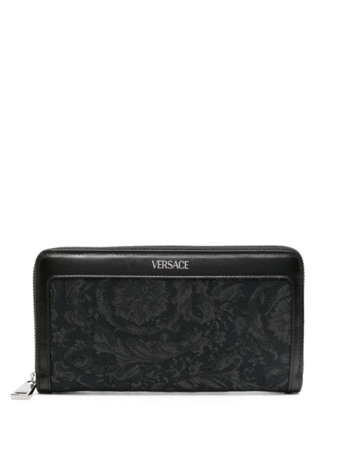

Versace бумажник с узором Barocco, черный