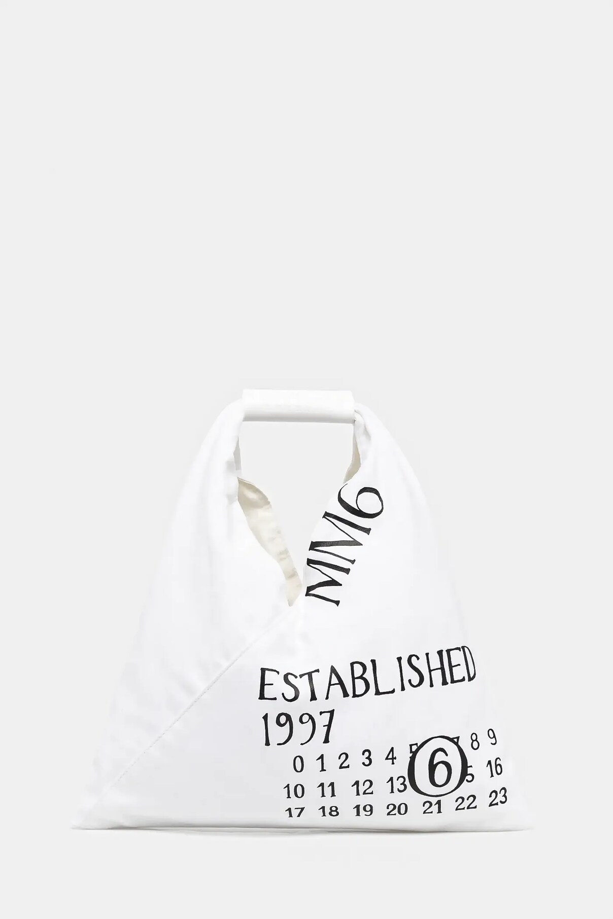 

Сумка из хлопка Mm6 Maison Margiela, белый