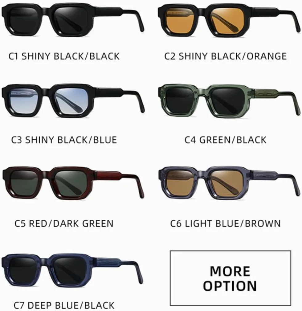 

Ретро-модные солнцезащитные очки для женщин и мужчин, классический винтажный стиль, защита от УФ-излучения UV400, для активного отдыха VFDHN, Black Blue