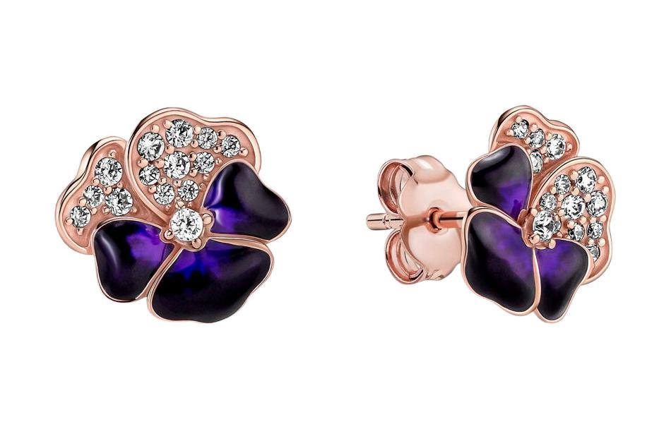 

Pandora Серьги-гвоздики Women's Dark Purple