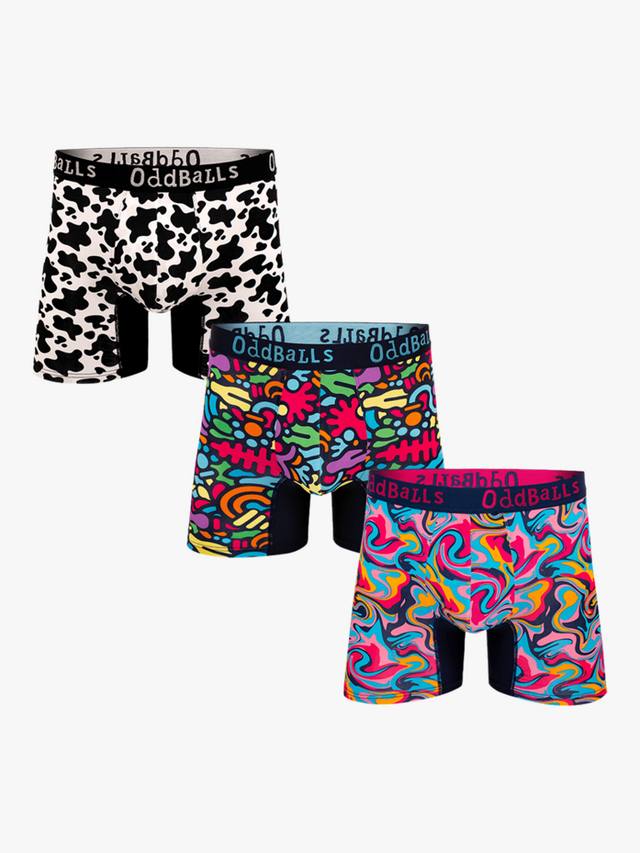 

Бамбуковые боксерские шорты с рисунком OddBalls, разноцветный