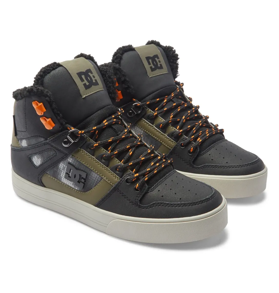 

Зимние ботинки DC Shoes "Pure High WNT", цвет Black/Green Print