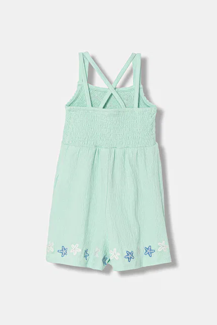 Комбинезон с животным принтом United Colors of Benetton, бирюзовый — фото 2