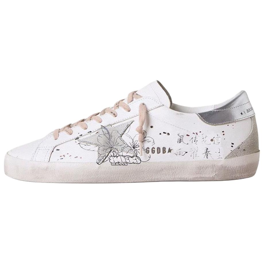 

Golden Goose Кроссовки для скейтбординга YIYANGQIANXI x Super Star Low Top, белые, мужские
